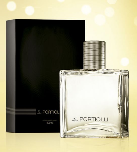 Estojo da Colônia Desodorante Masculina Portiolli, 100ml
